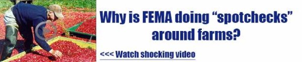 why is fema doing spotchecks around farms