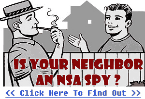 neighbour an NSA spy
