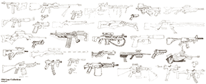 a lot of guns