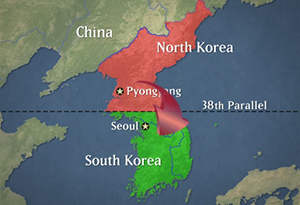 north korea south korea attack