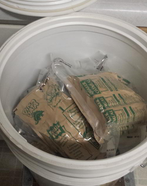 inside the ten yeard old bucket of oatmeal 1