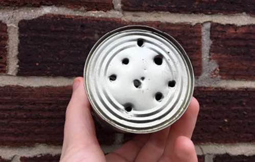 showerhead tin can