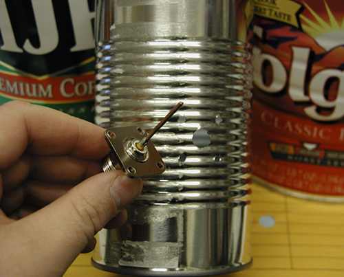 tin can and connectors