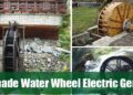 Homemade Water Wheel Electric Generator