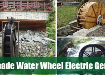 Homemade Water Wheel Electric Generator