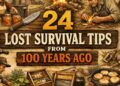 24 survival tips from 100 years ago