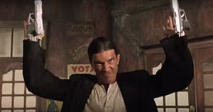 banderas sleeve gun