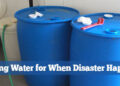 Storing Water for When Disaster Happens