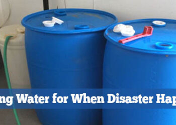 Storing Water for When Disaster Happens