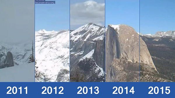california drought montains