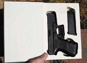 gun in book