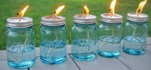 How To Make Survival Lamps With Used Cooking Oil and Mason Jars
