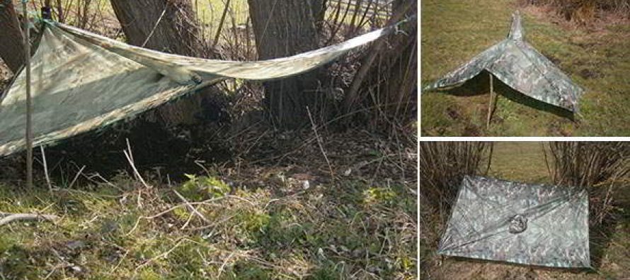 military tarp shelter