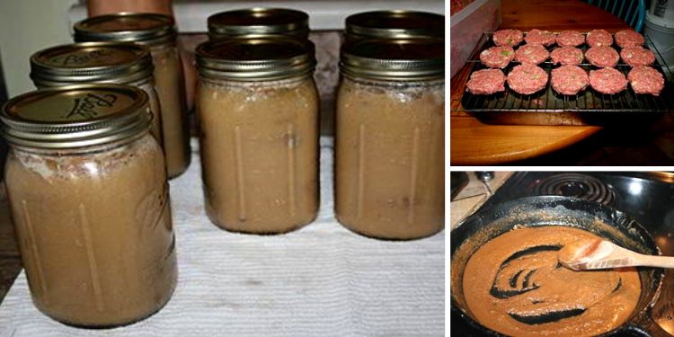 Canning Amish Poor Man’s Steak