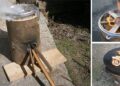 How to Make Your Own Rocket Stoves (part 1 - Log Rocket Stove)