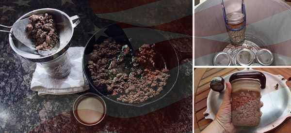 Pressure Canning Hamburger Meat for Long Term Preservation 4th of july