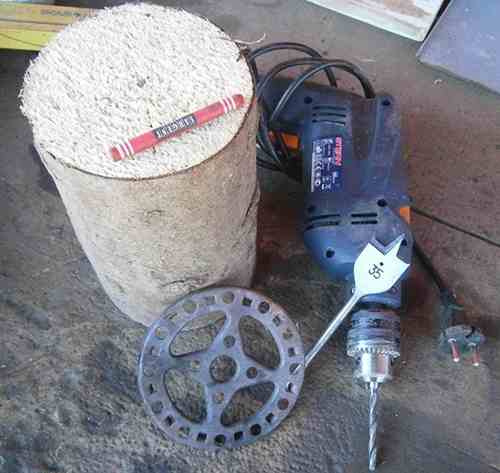 materials for log rocket stove