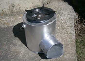 tin can rocket stove