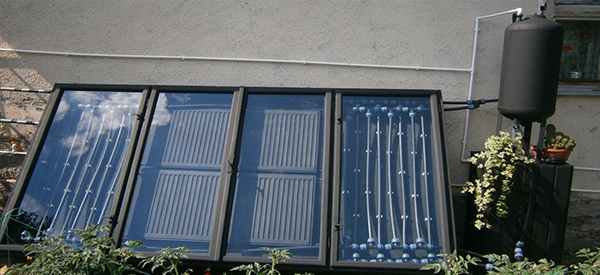 how to make a solar water heater