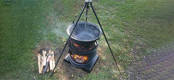 How to Make Your Own Wood Stove from Two Tire Rims