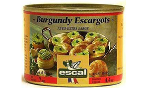canned escargot