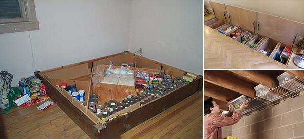 How To Store Six Months of Food When You Only Have Space for One