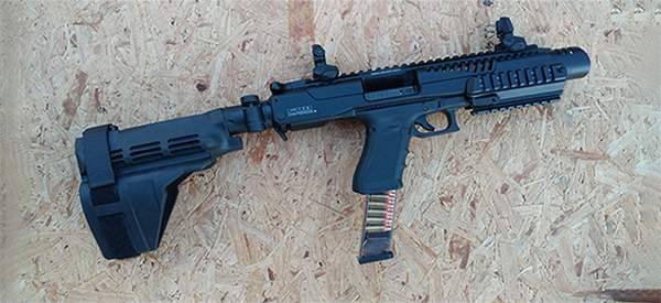 How to Turn a Handgun Into a PDW using KPOS kit from FAB Defense with a SIG Brace