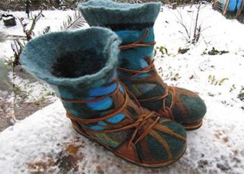 How to Make The Coolest Wool Boots Ever, Easily