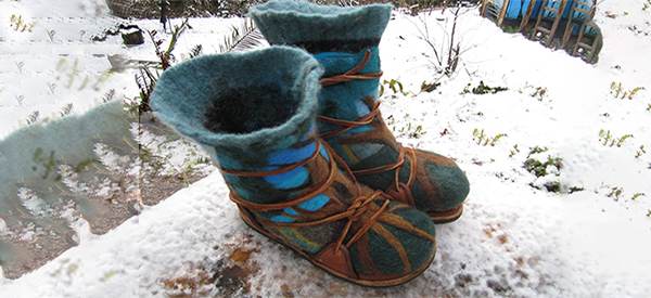 How to Make The Coolest Wool Boots Ever, Easily