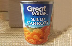 sliced carrots