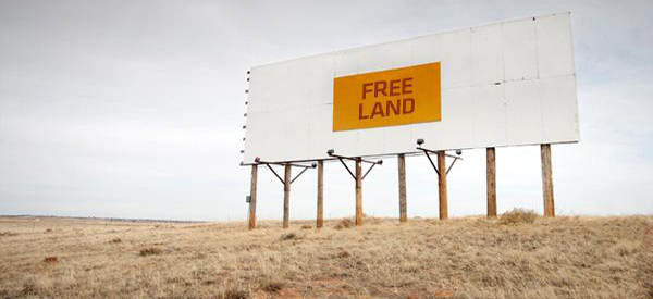 Where Free Land Can Be Found in the 21st Century in the us