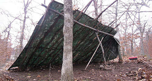 lean to shelter emergency shelters when you are on the move