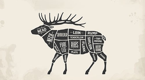 Cuts Of Elk Chart