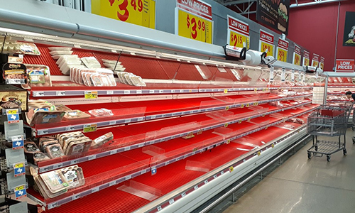 Are Store Shelves Empty in Your Area Too?