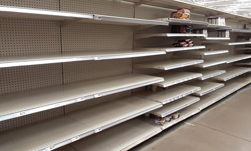 Are Store Shelves Empty in Your Area Too?