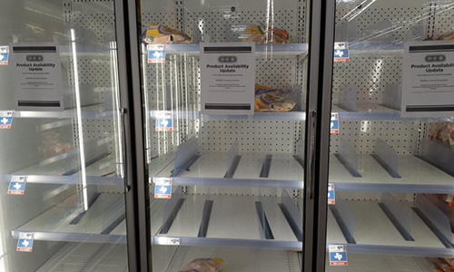 Are Store Shelves Empty in Your Area Too?