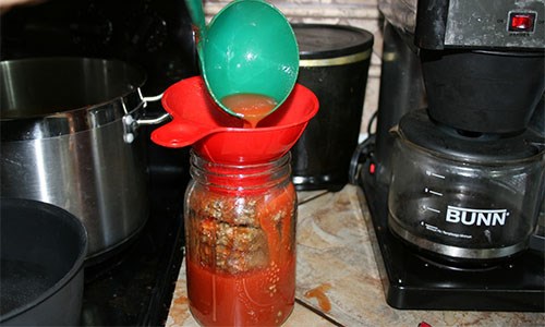 Canning Meatloaf for Meals in a Jar