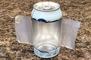 DIY Candle Lantern From A Soda Can