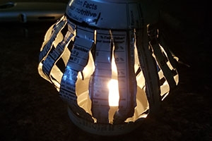 DIY Candle Lantern From A Soda Can
