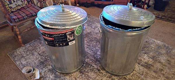 5-Minutes DIY Tested Faraday Cage Out Of A Trash Can