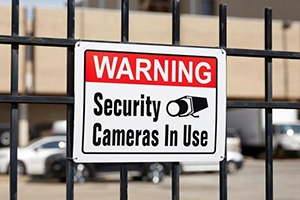 Security camera sign