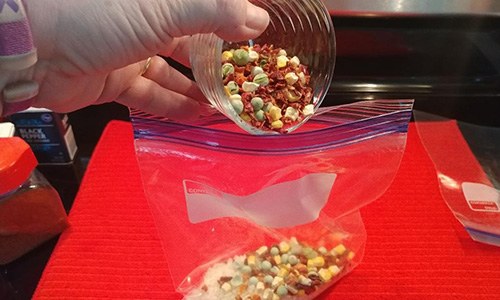 Meal In A Bag: Sweet And Spicy Meat And Rice 