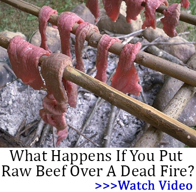What Happens If You Put Raw Beef Over A Dead Fire?