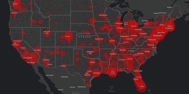 The First States That Will Go Down In A Collapse. Do You Live In The Red Zone?