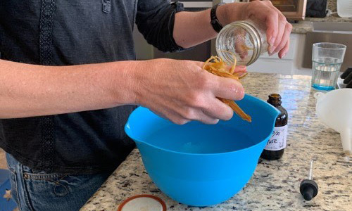 Just make sure the product doesn’t touch the lid, as the metal can cause an unwanted chemical reaction in your tincture.
