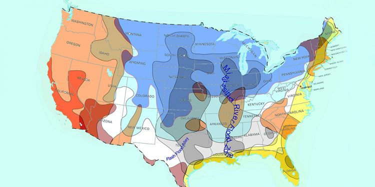 US Natural Disasters Map. What Calamity Do You Need To Prepare For?