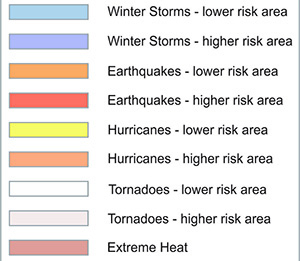 US Natural Disasters Map. What Calamity Do You Need To Prepare For?
