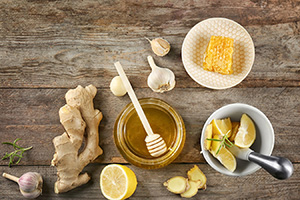 great natural antibiotics include oregano, ginger, honey, and turmeric
