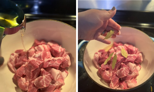 chopped meat