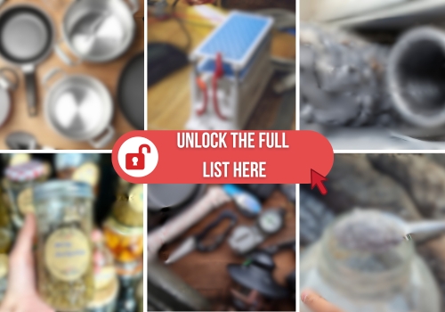 great depression list